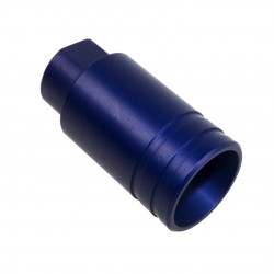 AR-10/LR-308 Flare Can Recoil Compensator Aluminum Blue